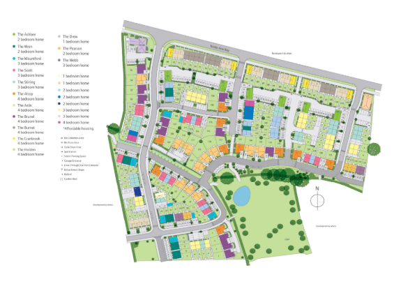 Kingfisher Green Site Map