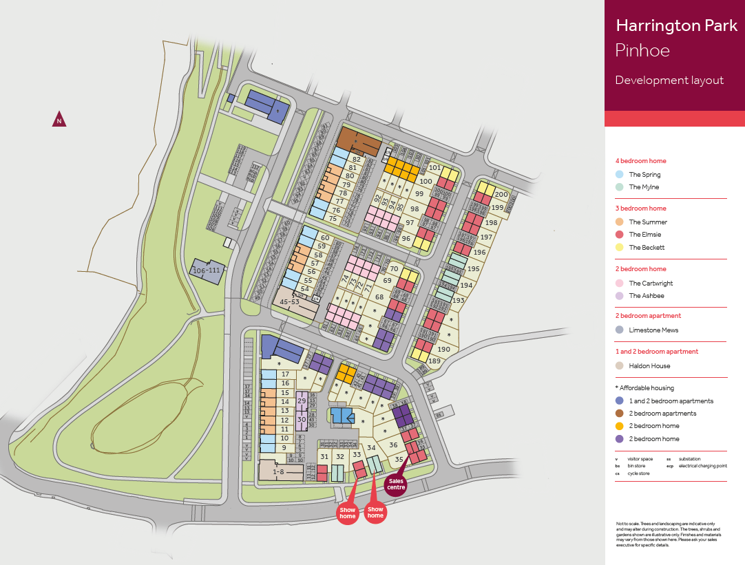 Harrington Park Site Map