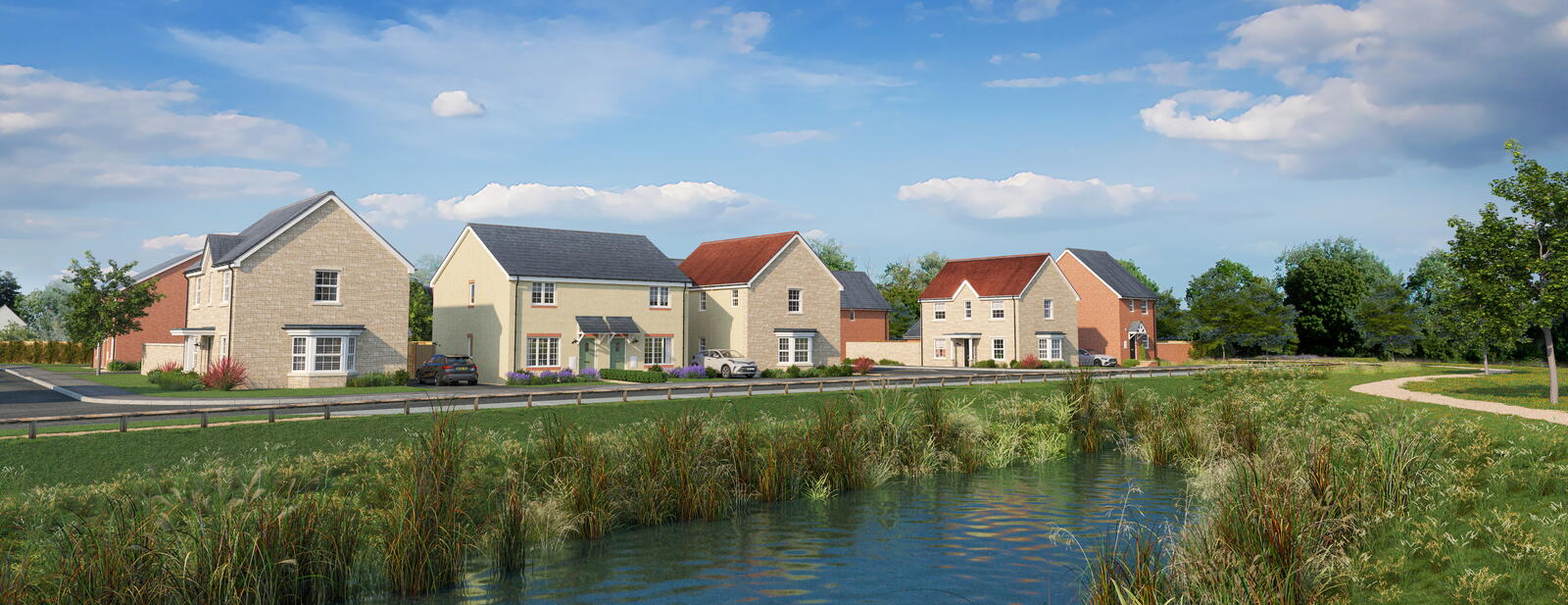 CGI of Neroche Meadows