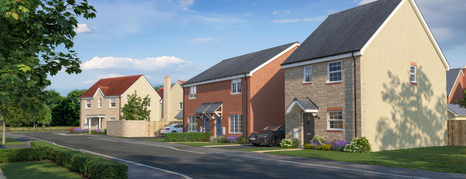 CGI of Neroche Meadows