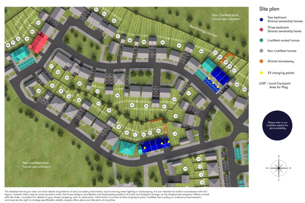 St Mary View site plan 