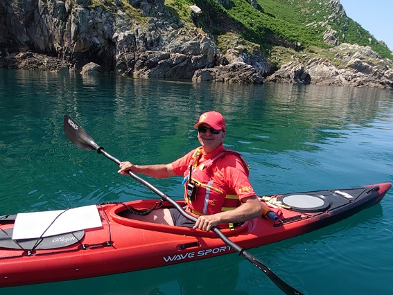 James going canoeing 