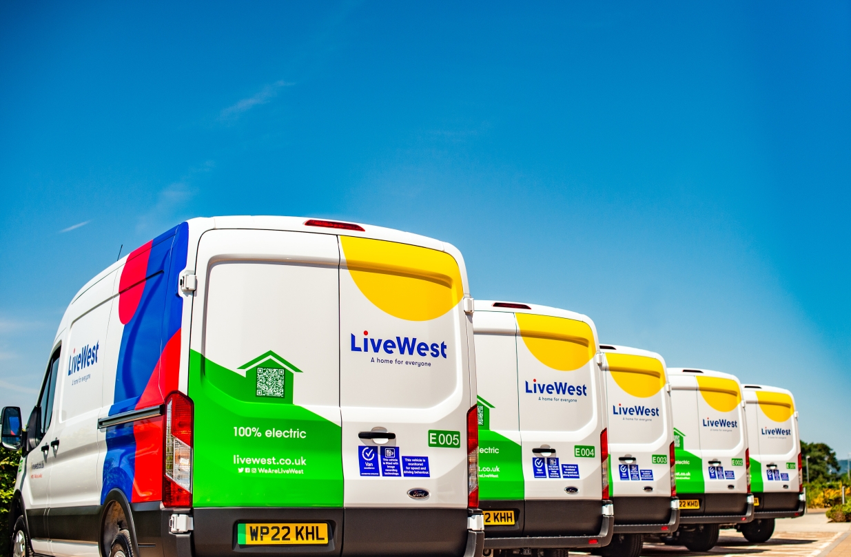 Our LiveWest electric vans.