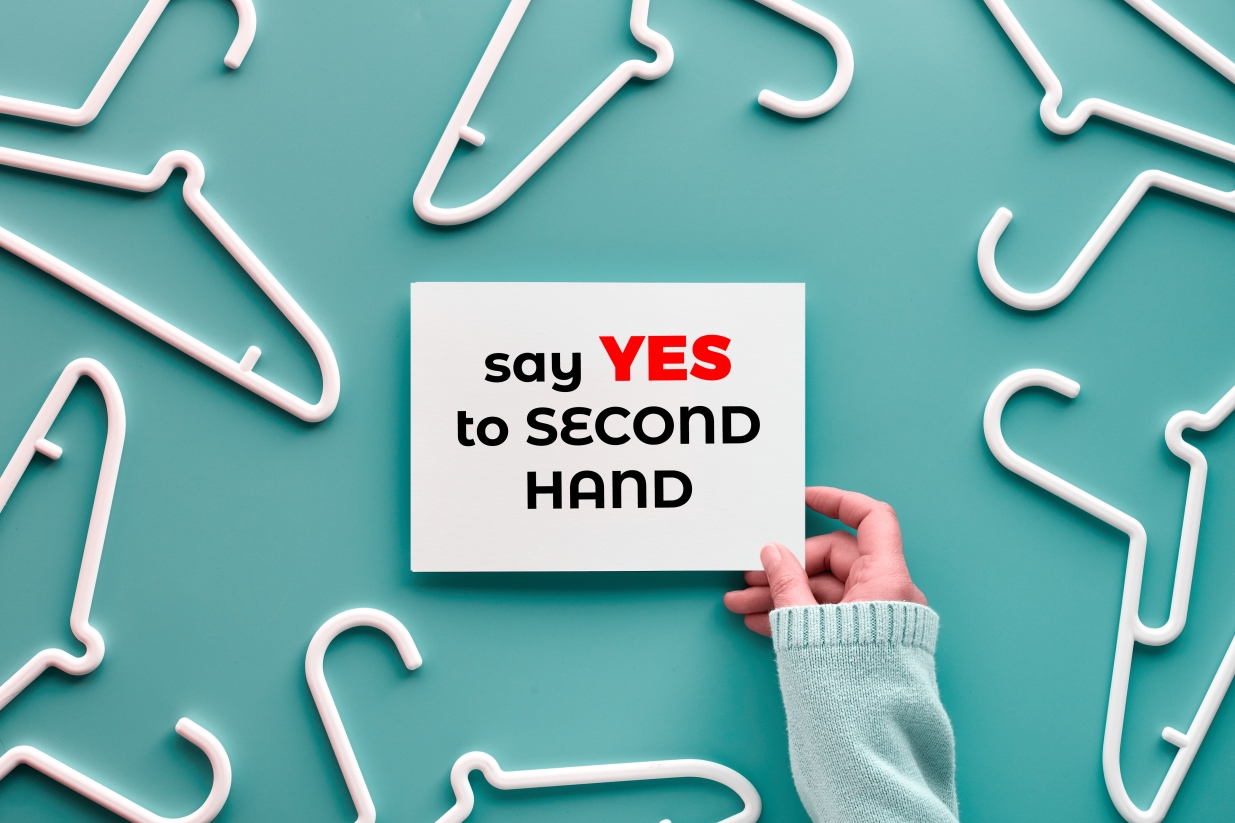 say yes to second hand quote image