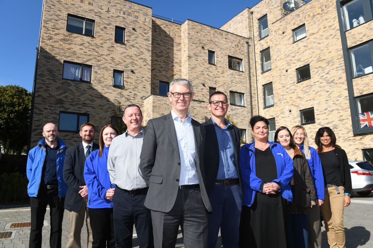 LiveWest team at Stirling House