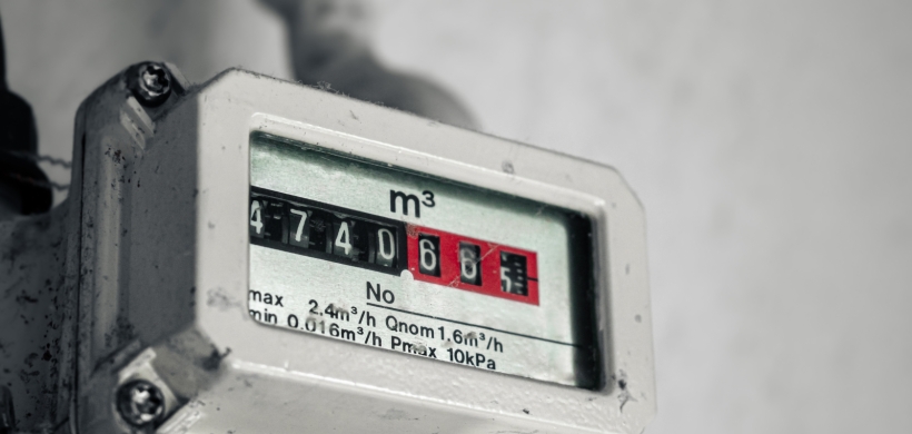 Image of a gas meter. Photo credit: Shutterstock / KILO LUX