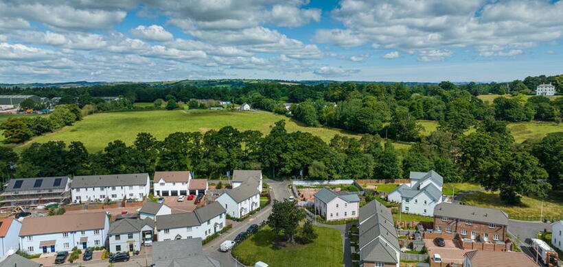 Our homes and green fields.