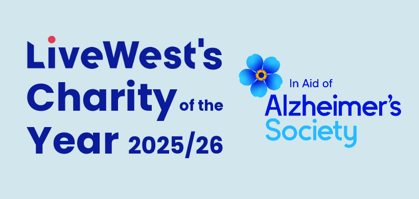 LiveWest raises over £8,300 for Alzheimer’s Society.