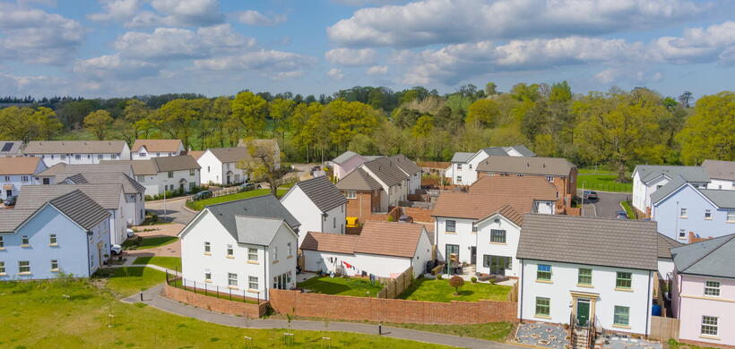 LiveWest homes in a rural area.