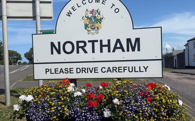 Northam Sign