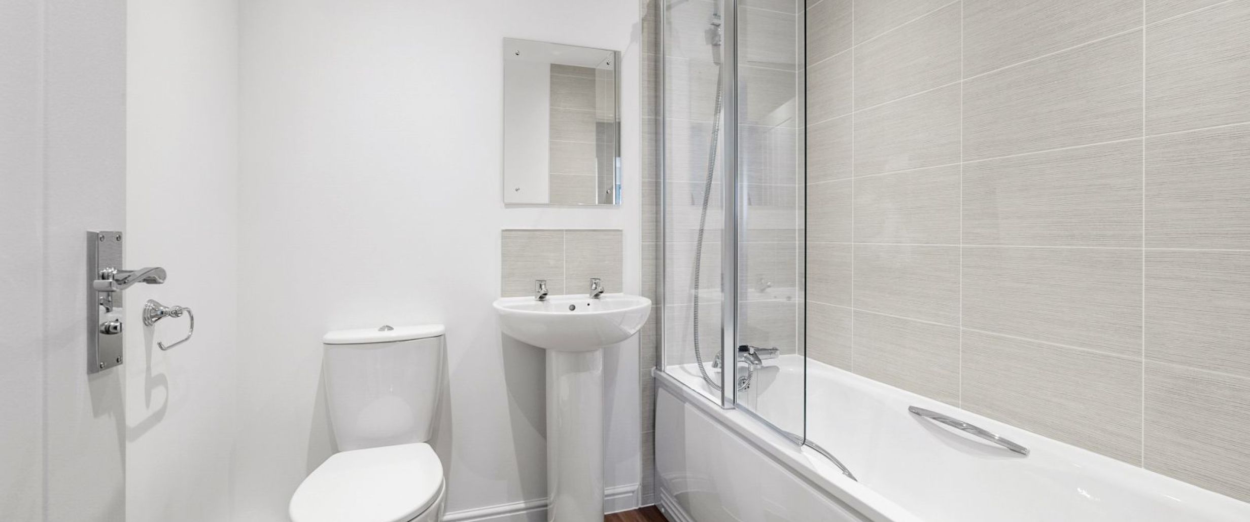 Bathroom plumb park shared ownership