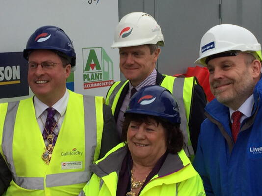 The Lord Mayor of Exeter marked the launch of a new Community & Skills Academy in Cranbrook aimed at promoting employment opportunities in the construction industry.