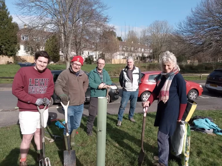 Tree planting in Totnes