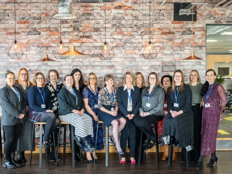 Group of female LiveWest colleagues