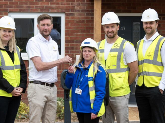 LiveWest and Allison Homes celebrate the completion of first homes at Post Hill, Tiverton