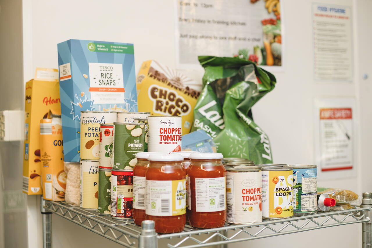Image of food as part of a food support initiative