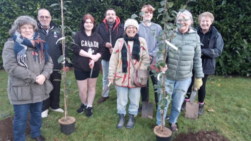 Cllr Debos Sellis, Joe Moorat, young person, Rick Dutton, Ali Sedgewick, young person, Jan Hall.