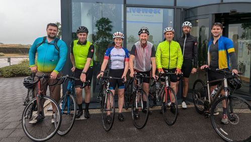 LiveWest colleagues come together to complete sponsored bike ride for StreetVet.