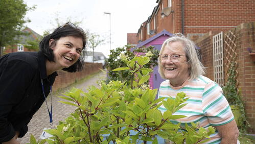 Image of two residents who are part of the Wyndham park community