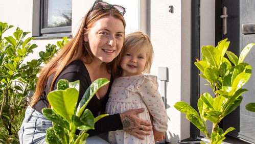 Image of Danielle and her young daughter mentioned in this story.