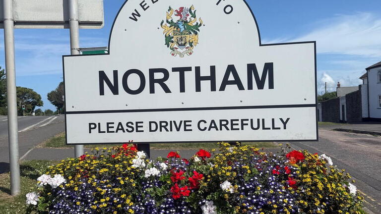 Northam Sign